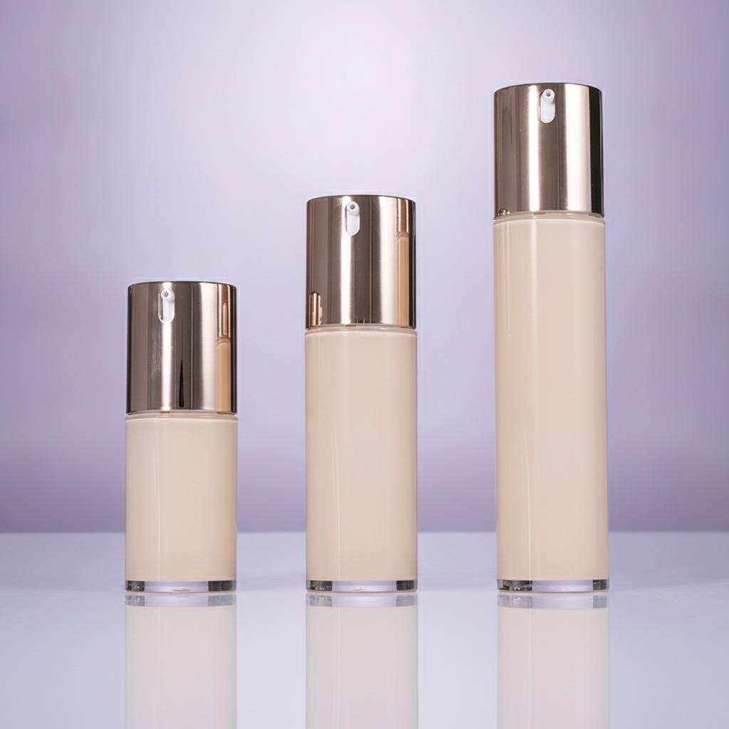 Luxury Airless Cosmetic Bottle Packaging Series for Skincare Formulations