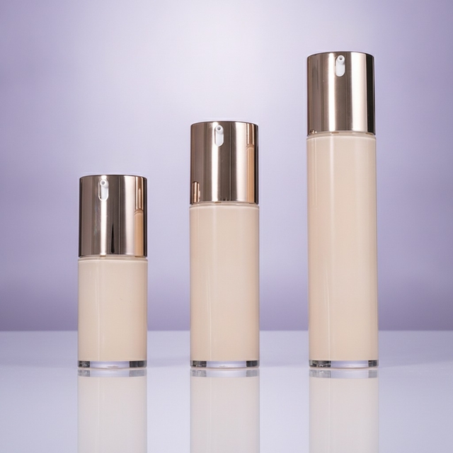 Luxury Airless Cosmetic Bottle Packaging Series for Skincare Formulations